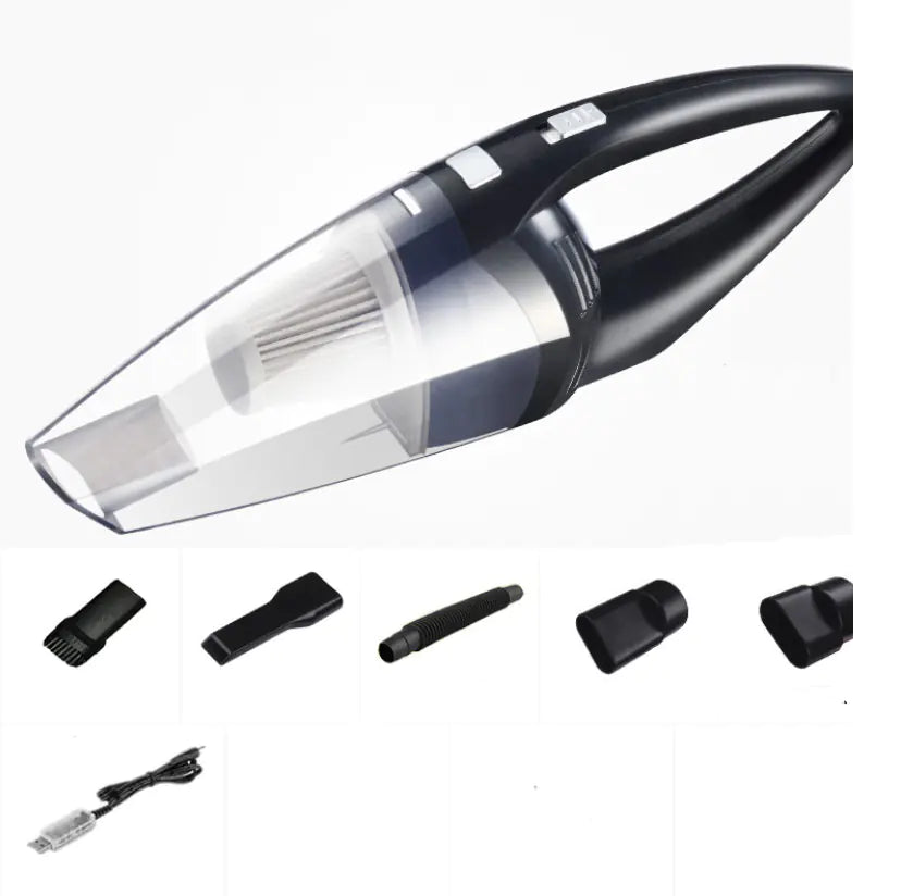Portable Wireless Car Vacuum Cleaner with Pump (4-in-1)