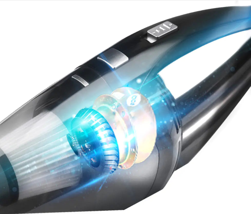 Portable Wireless Car Vacuum Cleaner with Pump (4-in-1)