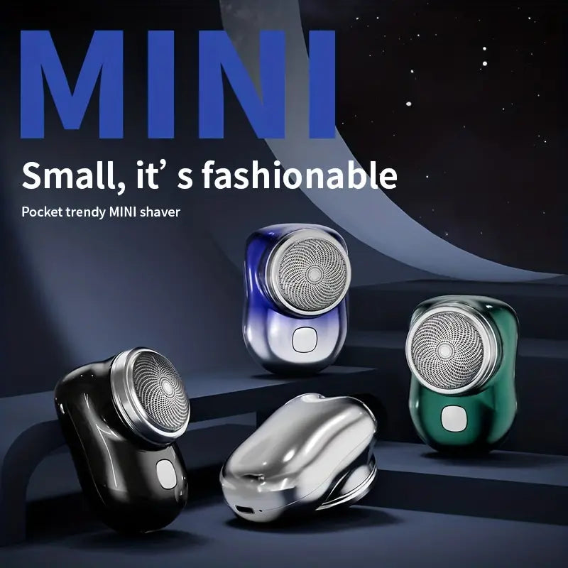 Mini Electric Razor for Men - Rechargeable Travel Shaver