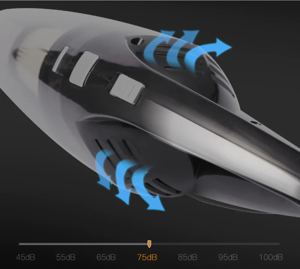 Portable Wireless Car Vacuum Cleaner with Pump (4-in-1)