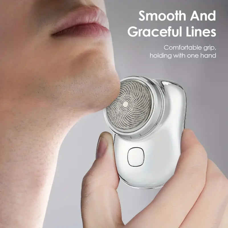 Mini Electric Razor for Men - Rechargeable Travel Shaver